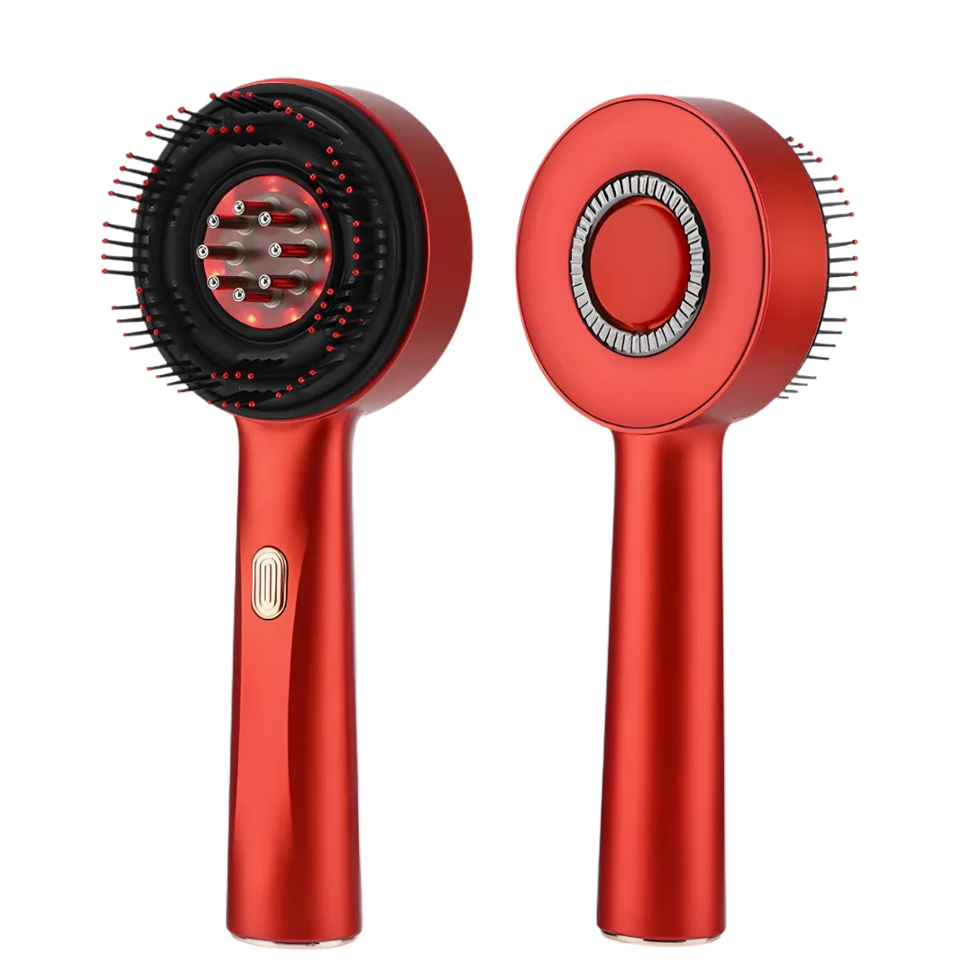 Eira Glow Comb in red and gray